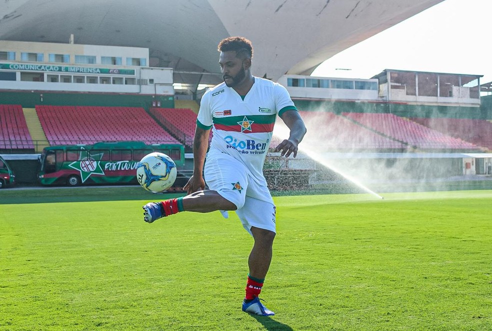 Jobson vai disputar o Carioca pela Portuguesa — Foto: Nathan Diniz/Portuguesa-RJ