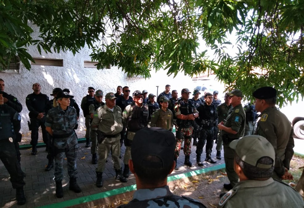 Secretaria de Segurança Pública do Piauí montou Centro de Comando e Controle para acompanhar o Enem 2019 — Foto: Divulgação/SSP-PI