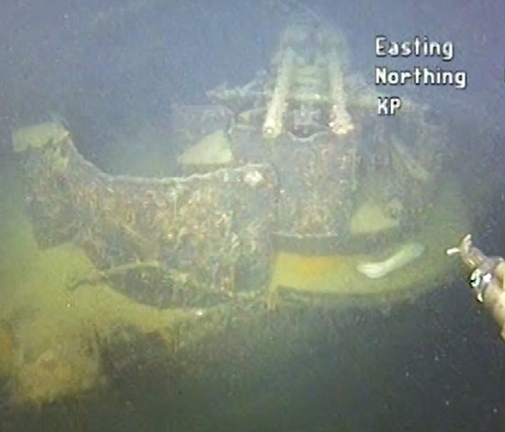 Navio naufragado durante 2ª Guerra Mundial é encontrado na costa da Noruega (Foto: Statnett)