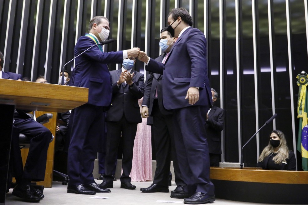 O presidente do STF, Dias Toffoli, foi homenageado no Congresso nesta quarta-feira (9) — Foto: Luís Macedo/Câmara dos Deputados