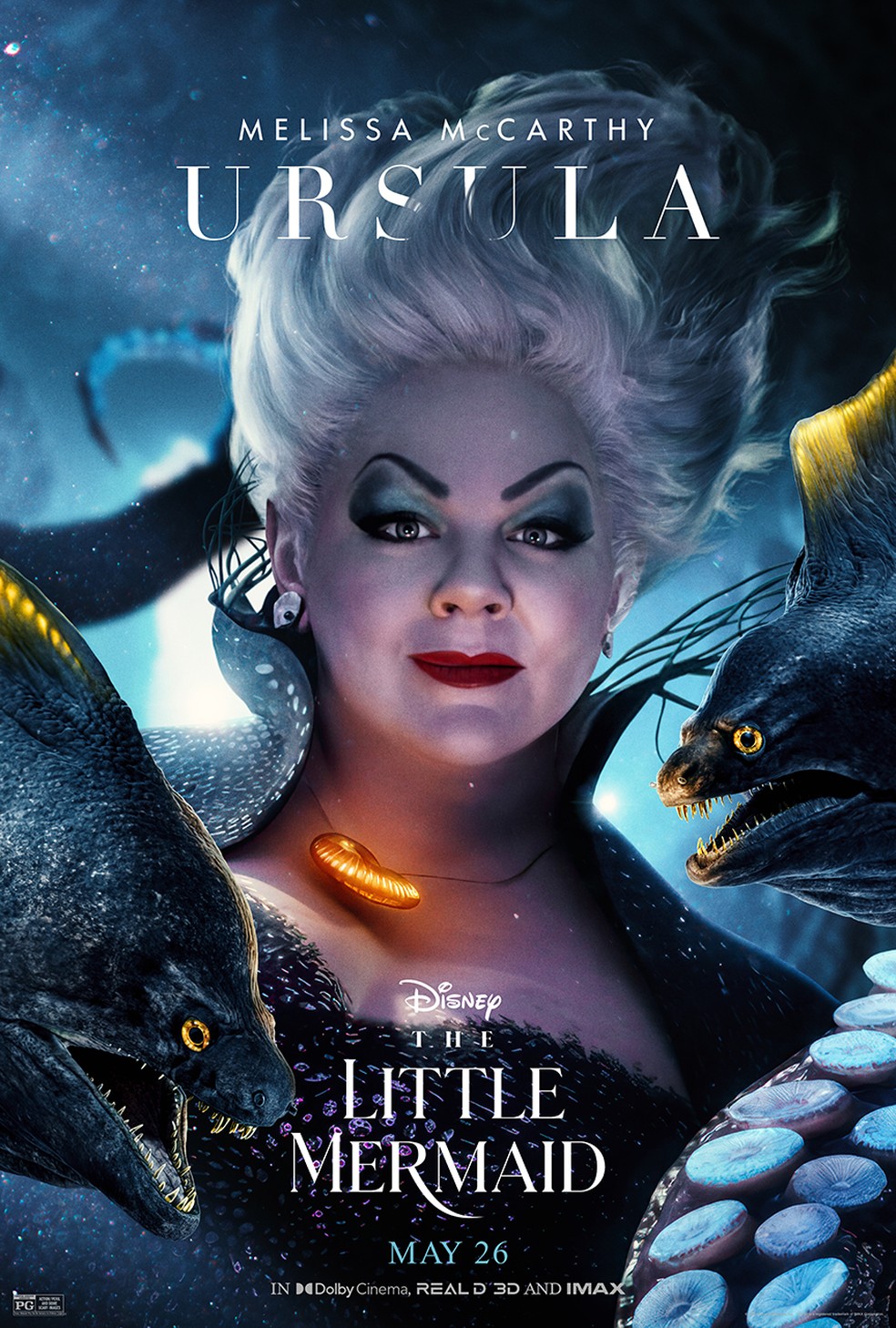 Cartazes oficiais do live action de 'A Pequena Sereia' &mdash; Foto: Divulga&ccedil;&atilde;o/Disney