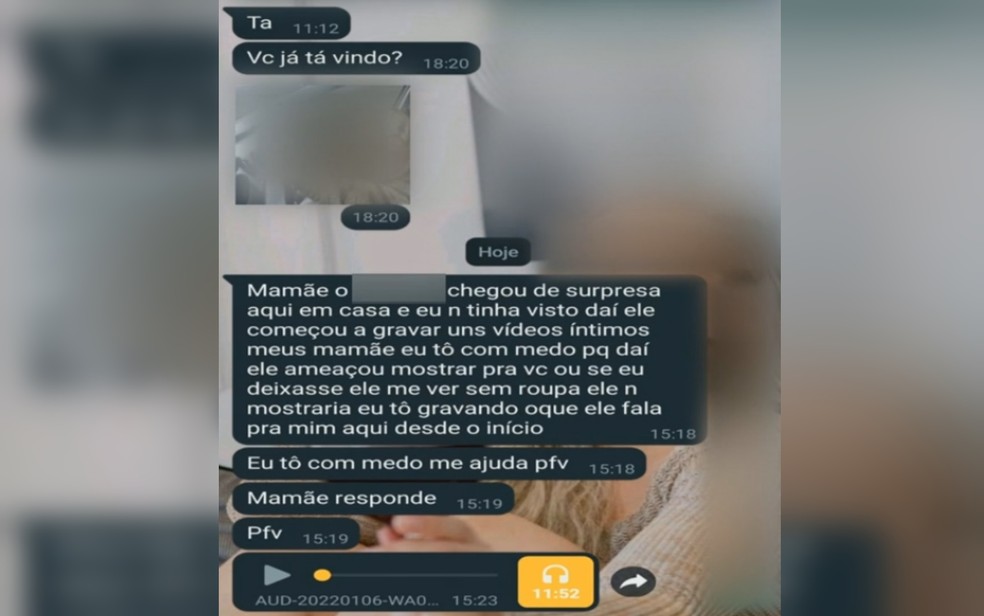 Menina de 12 anos denuncia que padrasto insistiu para ela tirar a roupa em casa, em Goiânia, Goiás — Foto: Reprodução/TV Anhanguera