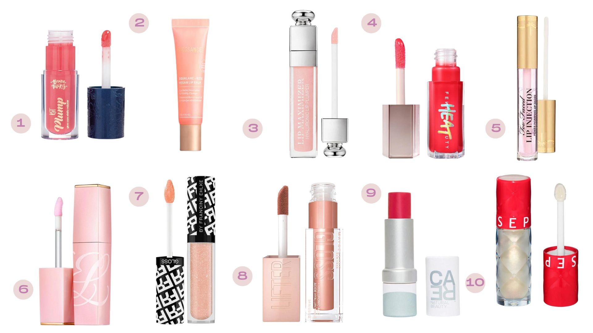 Lip products with a filling effect (Photo: Reproduction/brand)
