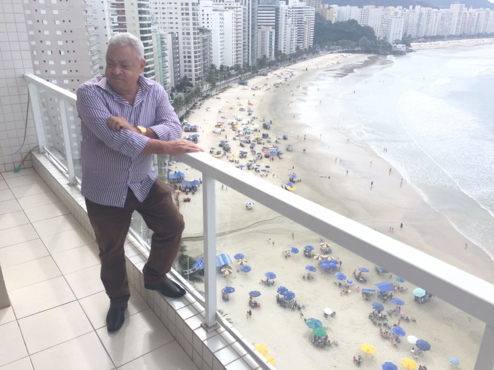 Novo proprietário do 'Triplex de Guarujá', que já foi atribuído ao ex-presidente Lula (PT) — Foto: Brenda Bento/g1