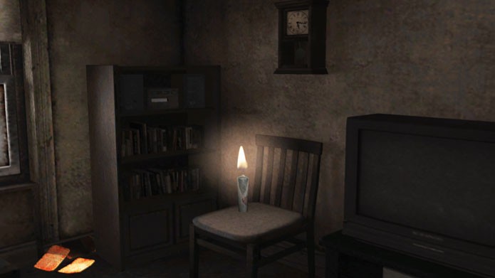Use a Holy Candle para eliminar as assombrações do apartamento (Foto: Reprodução/Silent Hill Wikia)