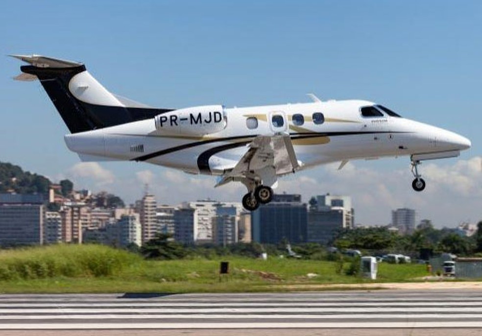 Jato do Rei Arthur, empresário ligado a Sérgio Cabral, é levado a leilão com lance mínimo de R$ 6,5 milhões — Foto: Reprodução/Leiloeiro Renato Guedes