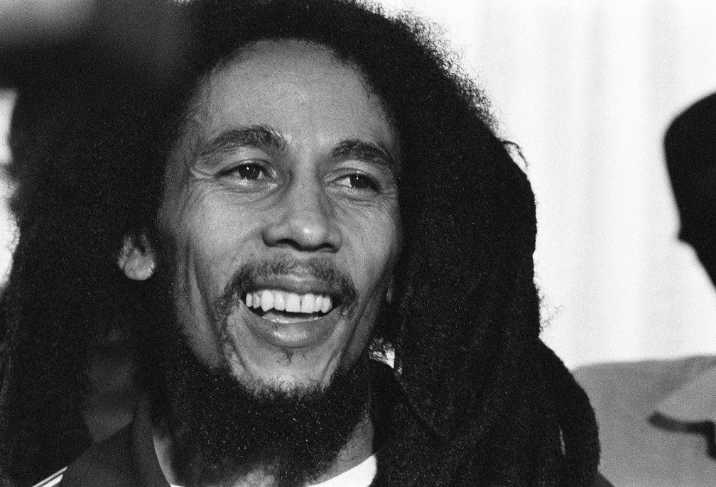 Bob Marley em foto de 1980 — Foto: Leemage via AFP/Arquivo
