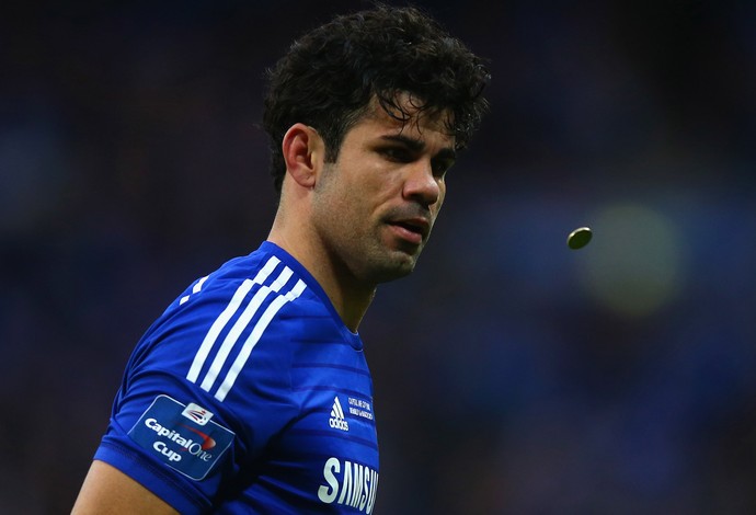 diego costa Chelsea x Tottenham Hotspur (Foto: Getty Images)