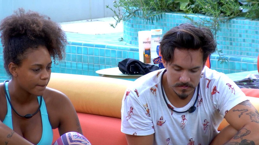 Jessilane e Eliezer no BBB 22 — Foto: Globo