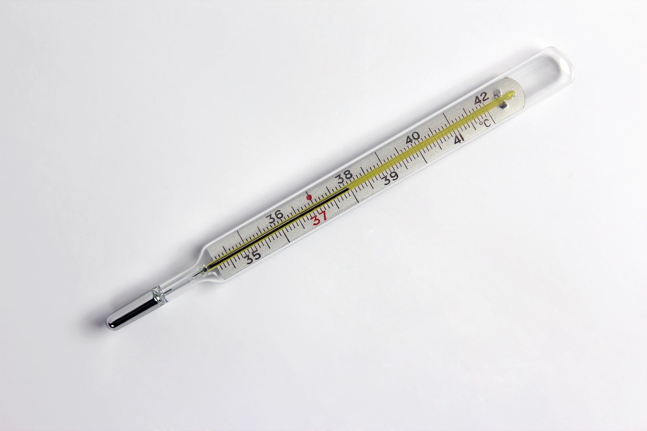 Termômetro com coluna de mercúrio (Foto: Thinkstock)
