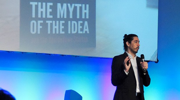  Newton Campos, autor do livro The Myth of the Idea, fala sobre como o empreendedor pode verificar se sua ideia é boa (Foto: Valdir Ribeiro Jr)