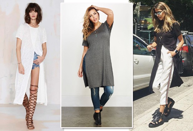 Shorts, jeans, alfaiataria... Oscomplementos da maxi tee são os mais variados (Foto: Reprodução Instagram)