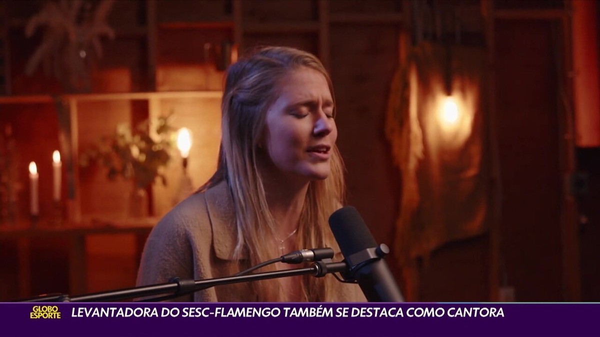 Brie King is divided between volleyball and Sesc-Flamengo music and rhythm |  volleyball