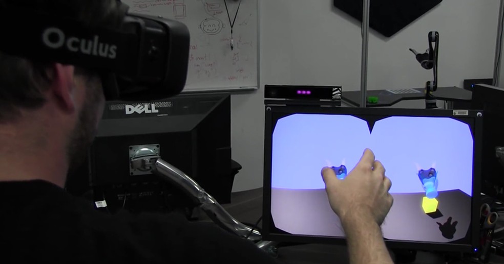Usando o Kinect do Xbox One, tecnologia permite controlar um braço robótico a milhões de quilômetros de distância — Foto: Reprodução/Windows Central