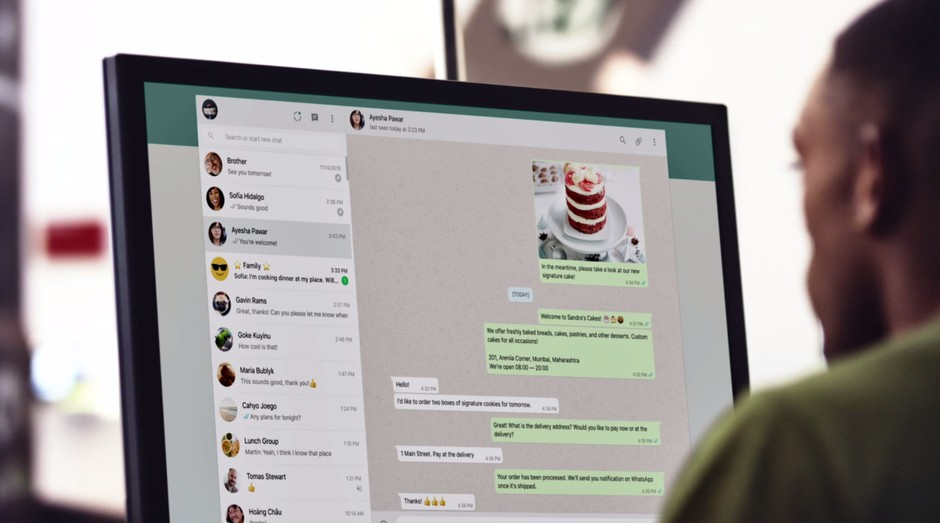 WhatsApp for  Business agora conta com novos recursos (Foto: Reprodução/Whatsapp)