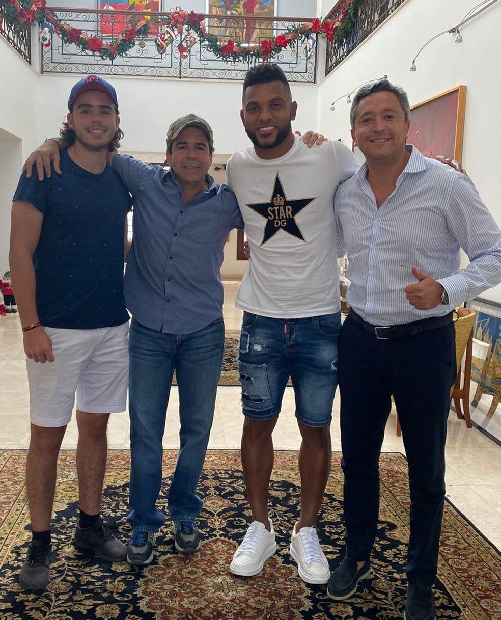 Miguel Borja pode voltar para o Junior Barranquilla  Foto: Reproduo / Twitter