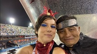 Maria Paula com o namorado, Leo Imamura — Foto: Instagram