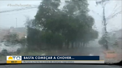 Período de chuva aumenta o número de casos de doenças respiratórias