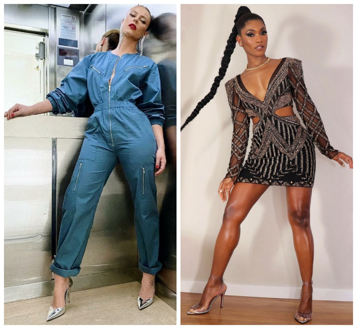 Paolla Oliveira, Erika Januza e Kaysar Dadour capricham ...