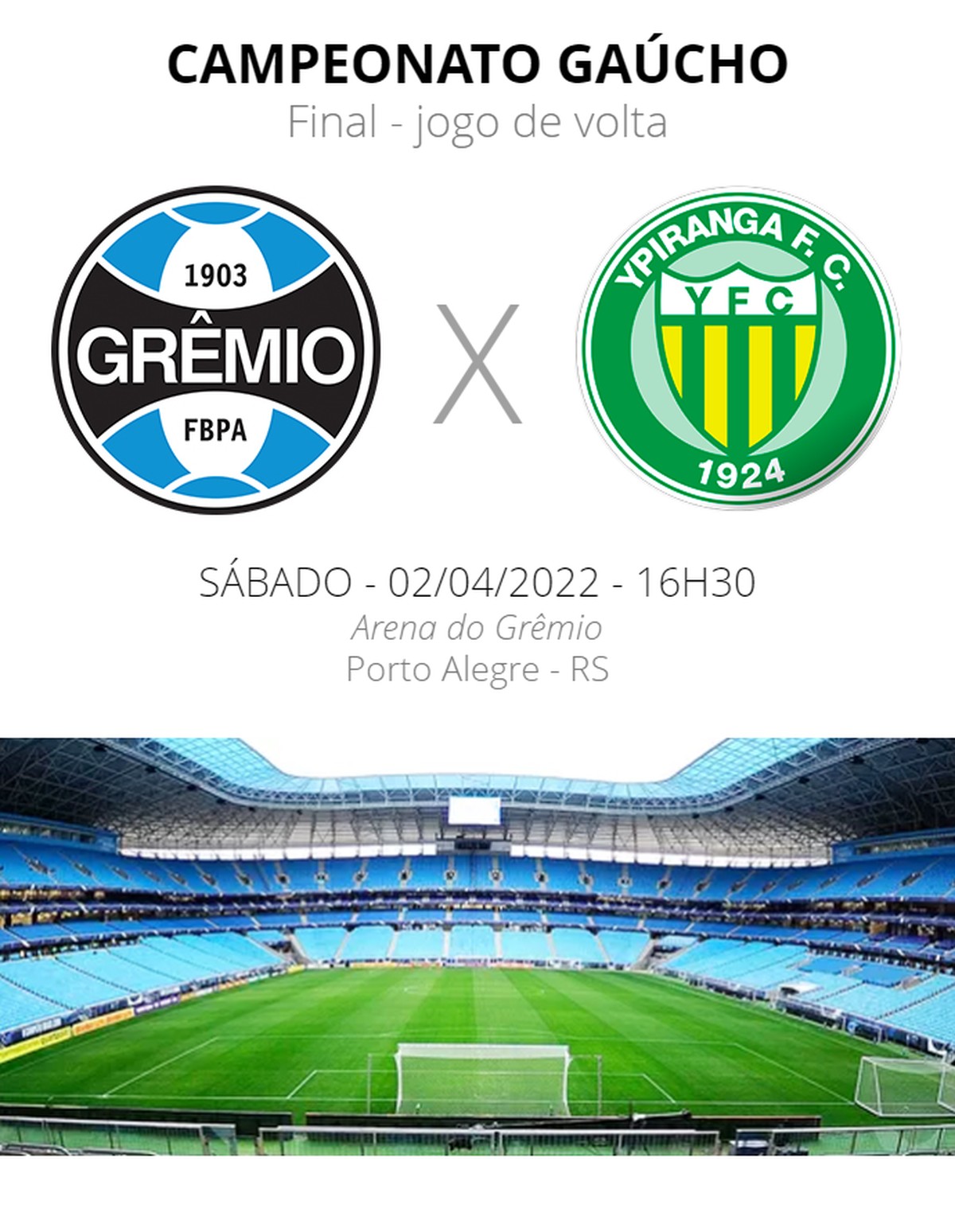 Onde assistir ao jogo Grêmio em Gauchão hoje?