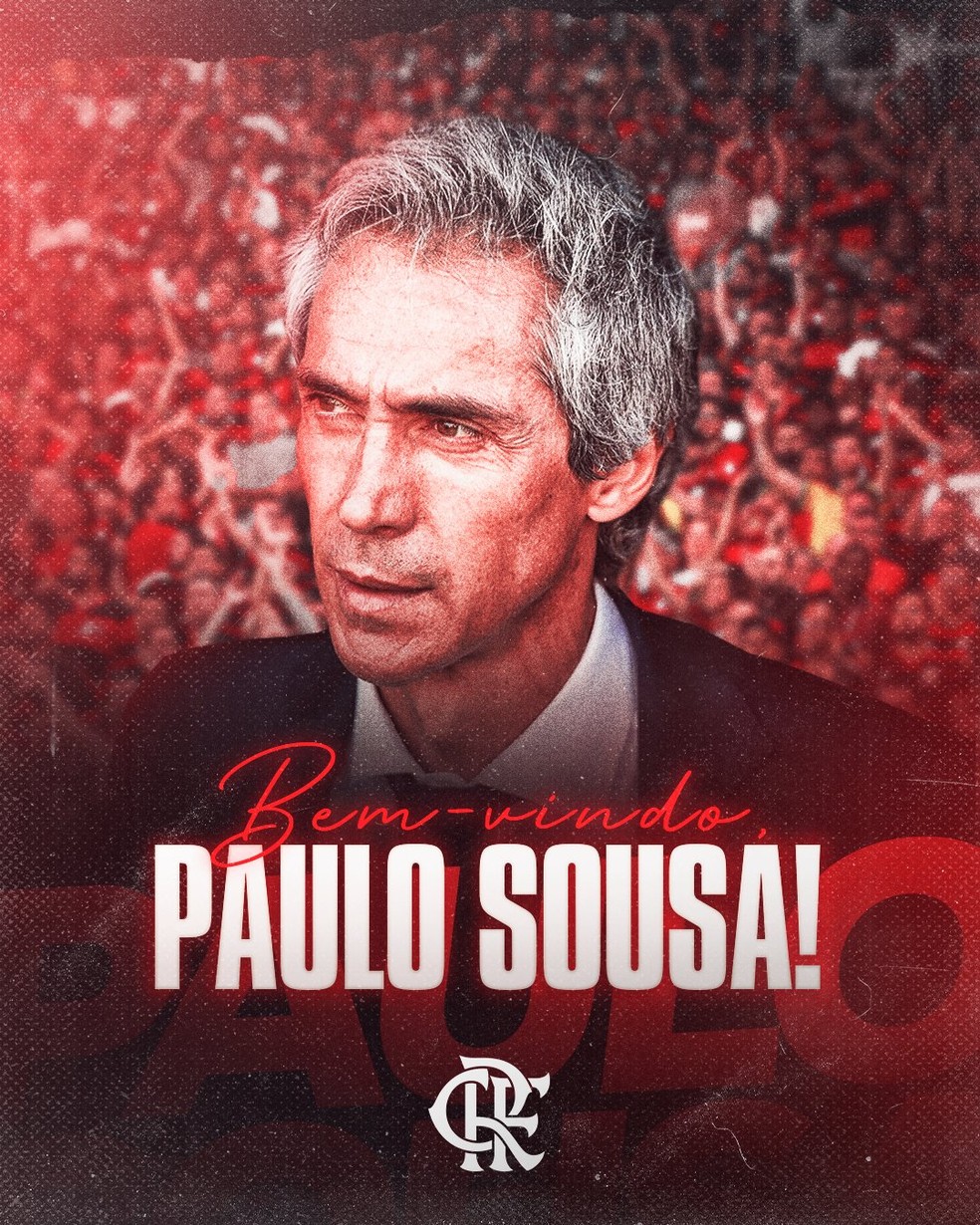 Paulo Sousa é o novo treinador do Flamengo — Foto: Divulgação