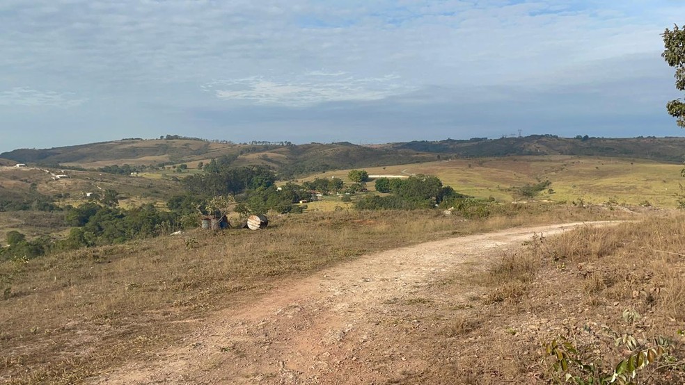 Região de rural de Ceilândia onde suspeito de triplo homicídio no DF roubou automóvel — Foto: Arquivo pessoal