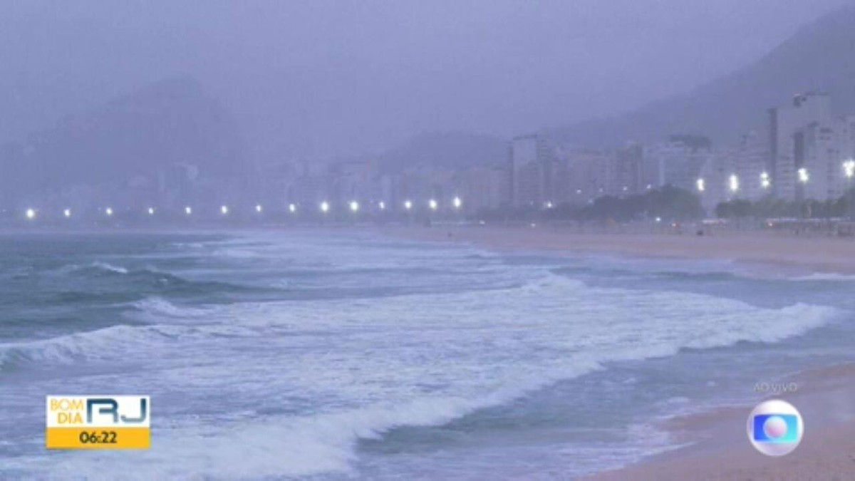Rio entra em estágio de mobilização por conta de frente fria; previsão é de ressaca e queda de temperatura