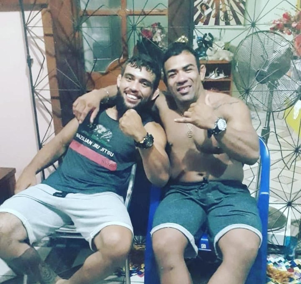 Rodrigo Monstro e Michel Trator treinavam MMA juntos.  â€” Foto: ReproduÃ§Ã£o/ Instargam