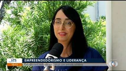 Encontro sobre empreendedorismo e liderança será realizado em Gurupi; entrada é solidária