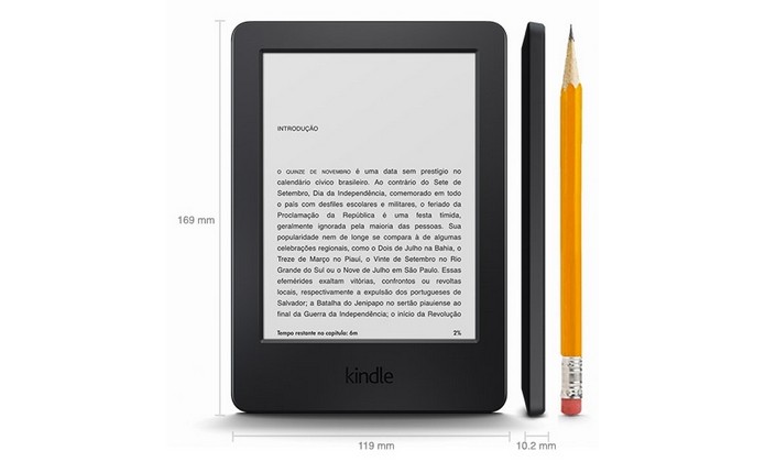 Novo Kindle passou de R$ 299 para R$ 219 em promoção de Dia das Mães (Foto: Reprodução/Amazon)