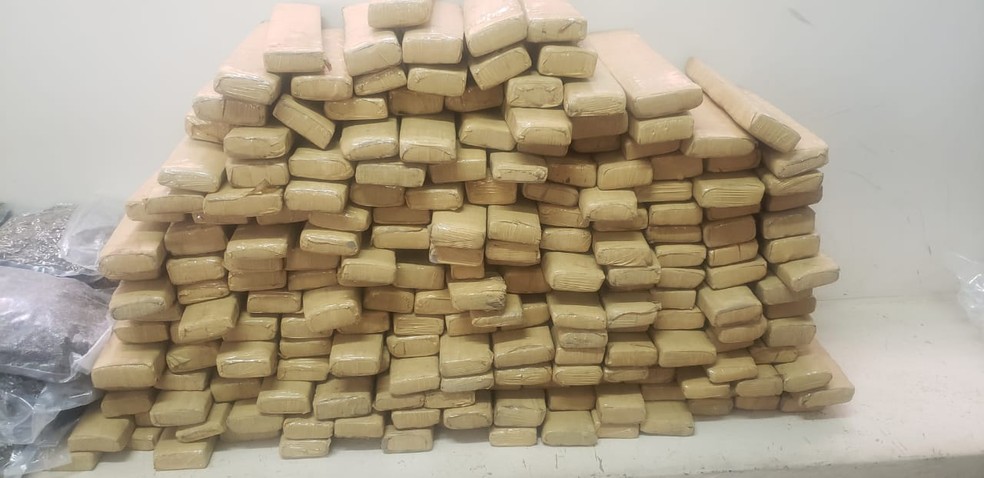 Drogas foram apreendidas com o adolescente em Pirapozinho — Foto: Polícia Militar