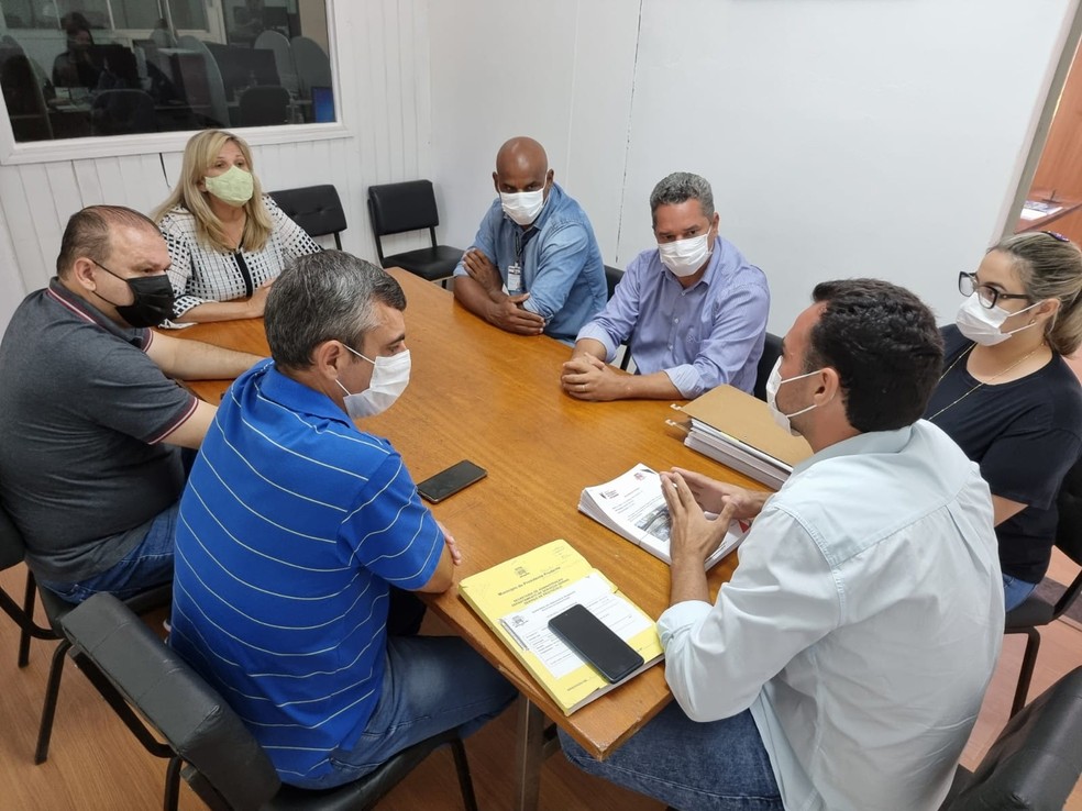 Vereadores cobram secretaria sobre situação das obras do Camelódromo de Presidente Prudente (SP) — Foto: Câmara Municipal de Presidente Prudente