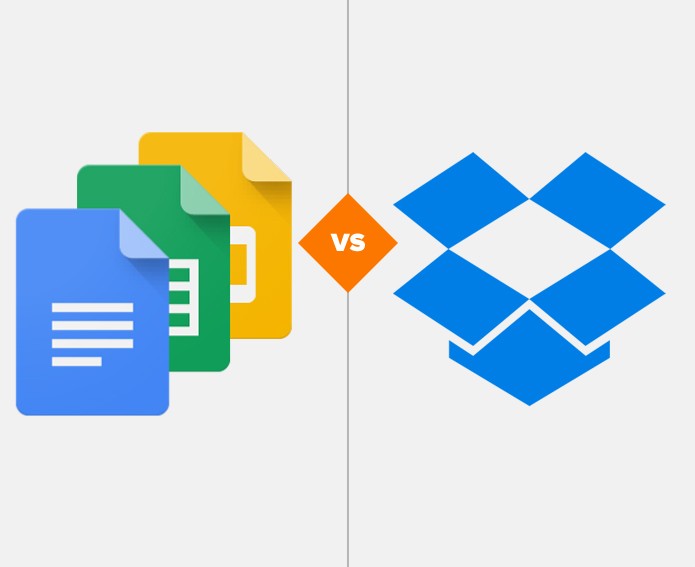 Comparativo Dropbox versus Google Docs (Foto: Arte/TechTudo)