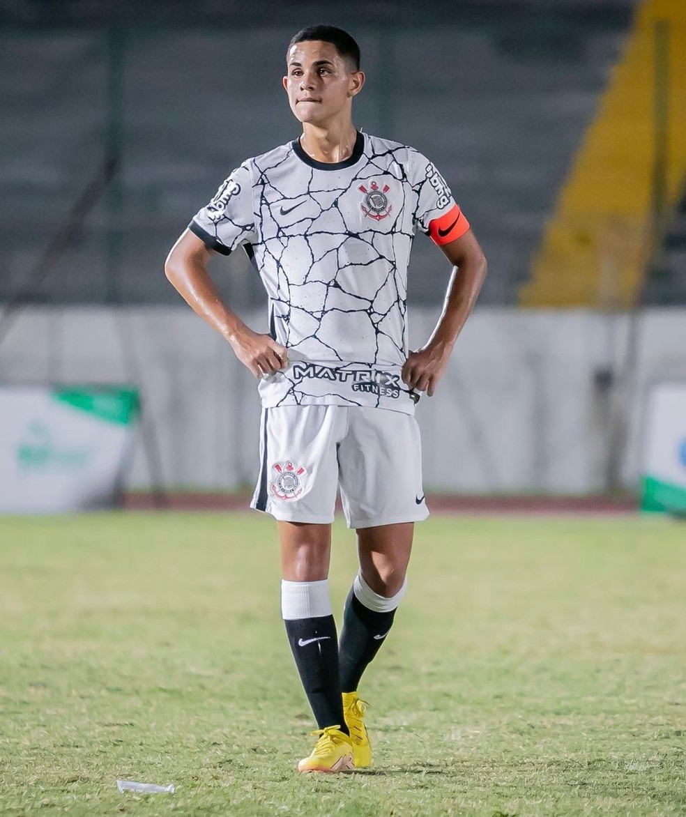 Luiz Gustavo, o Bahia, volante do sub-17 do Corinthians — Foto: Rodrigo Gazzanel/Ag. Corinthians