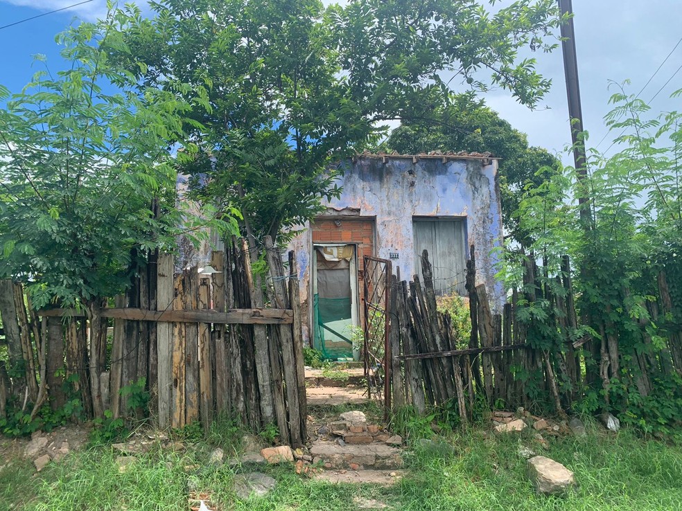 Casa onde mulher matou marido; o segundo crime no mesmo local  — Foto: Polícia Civil/Divulgação