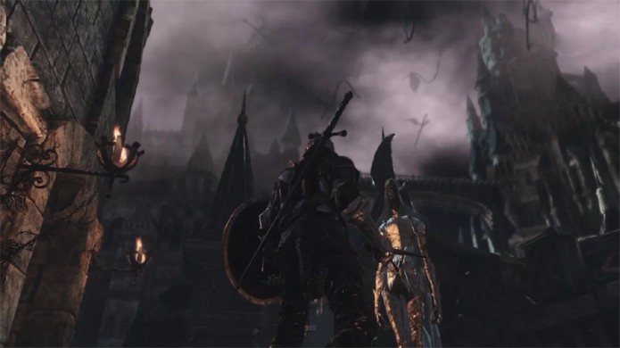 Grandes ambientes exibem belos gráficos de Dark Souls 3 (Foto: Reprodução/OnlySP)