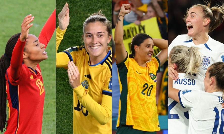 Espanha, Suécia, Austrália e Inglaterra brigam pelo título da Copa do Mundo da Austrália e Nova Zelândia