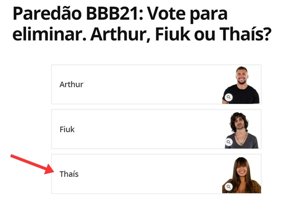 Paredao Bbb 21 Como Votar Para Eliminar Arthur Fiuk Ou Thais Internet Techtudo