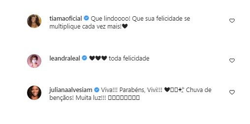 Viviane Araujo recebe mensagens de famosos (Foto: Reprodução/Instagram)