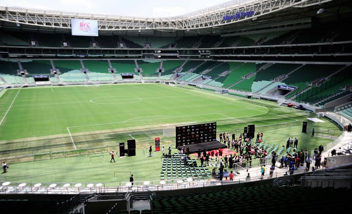 Treino UFC Arena Palmeiras (Foto: Marcos Ribolli)