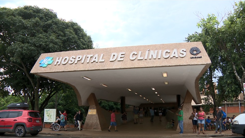 Fachada do Hospital de Clínicas da Unicamp, em Campinas (SP) — Foto: Reprodução/EPTV