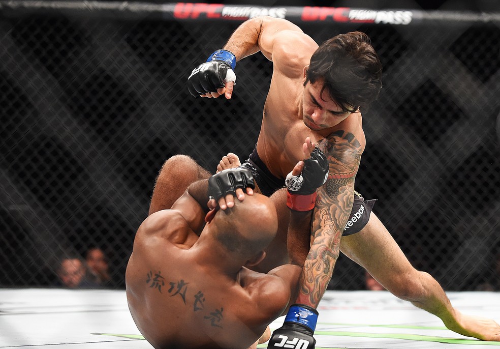Alexandre Pantoja nocauteou Wilson Reis no primeiro round do UFC 236 â?? Foto: Getty Images