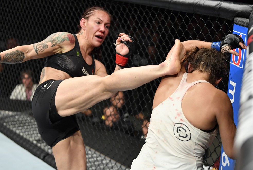 Cris Cyborg, Felicia Spencer, UFC 240, MMA — Foto: Jeff Bottari/Getty Images