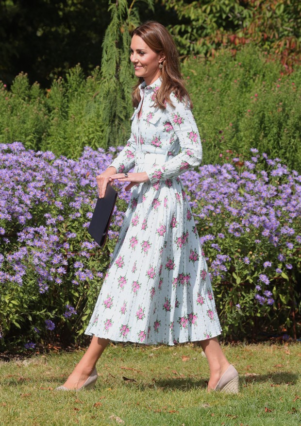 WOKING, ENGLAND - SEPTEMBER 10:  Catherine, Duchess of Cambridge attends the "Back to Nature" festival at RHS Garden Wisley on September 10, 2019 in Woking, England. (Photo by Chris Jackson/Getty Images) (Foto: Getty Images)