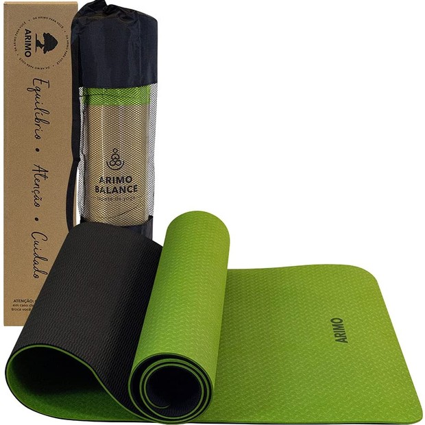 Tapete Yoga Mat Antiderrapante e Biodegradável, Arimo (Foto: Reprodução)