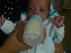Victor com sete meses de idade (Foto: Arquivo Pessoal)