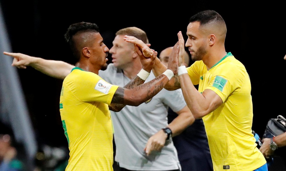 Renato Augusto entra no lugar de Paulinho na Sele��o � Foto: Toru Hanai/Reuters