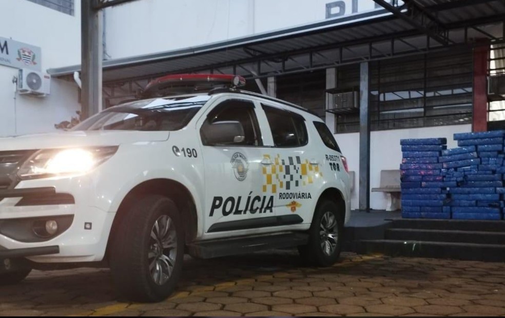 Meia tonelada de maconha foram encontradas — Foto: Polícia Militar/Divulgação