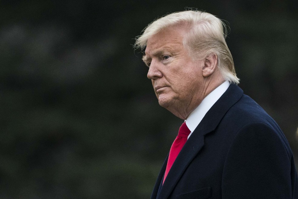Trump diz que não vai mais ver NFL ou as seleções americanas de futebol — Foto: Sarah Silbilger/Getty Images