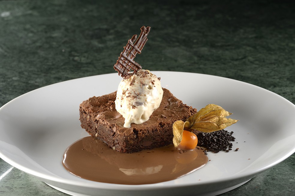 Brownie com Parfait de Café — Foto: Divulgação